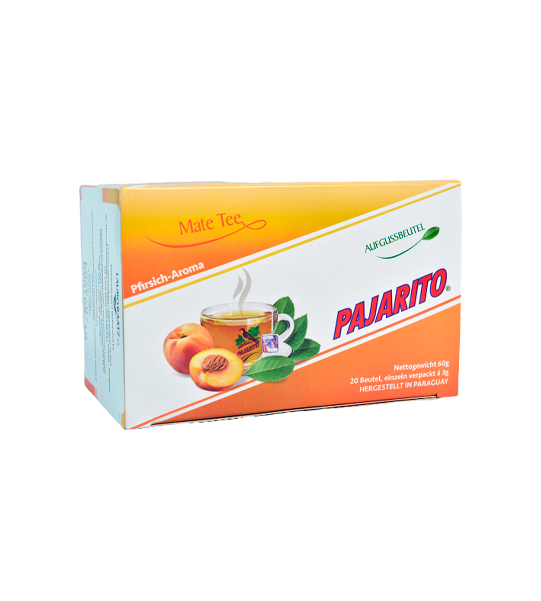 Mate Cocido Ensobrado Sabor Durazno X 20 Saquitos