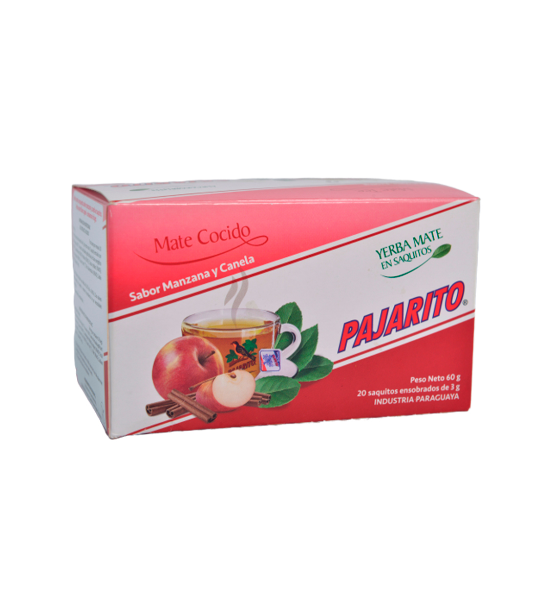 Mate Cocido Ensobrado Sabor Manzana Y Canela X 20 Saquitos