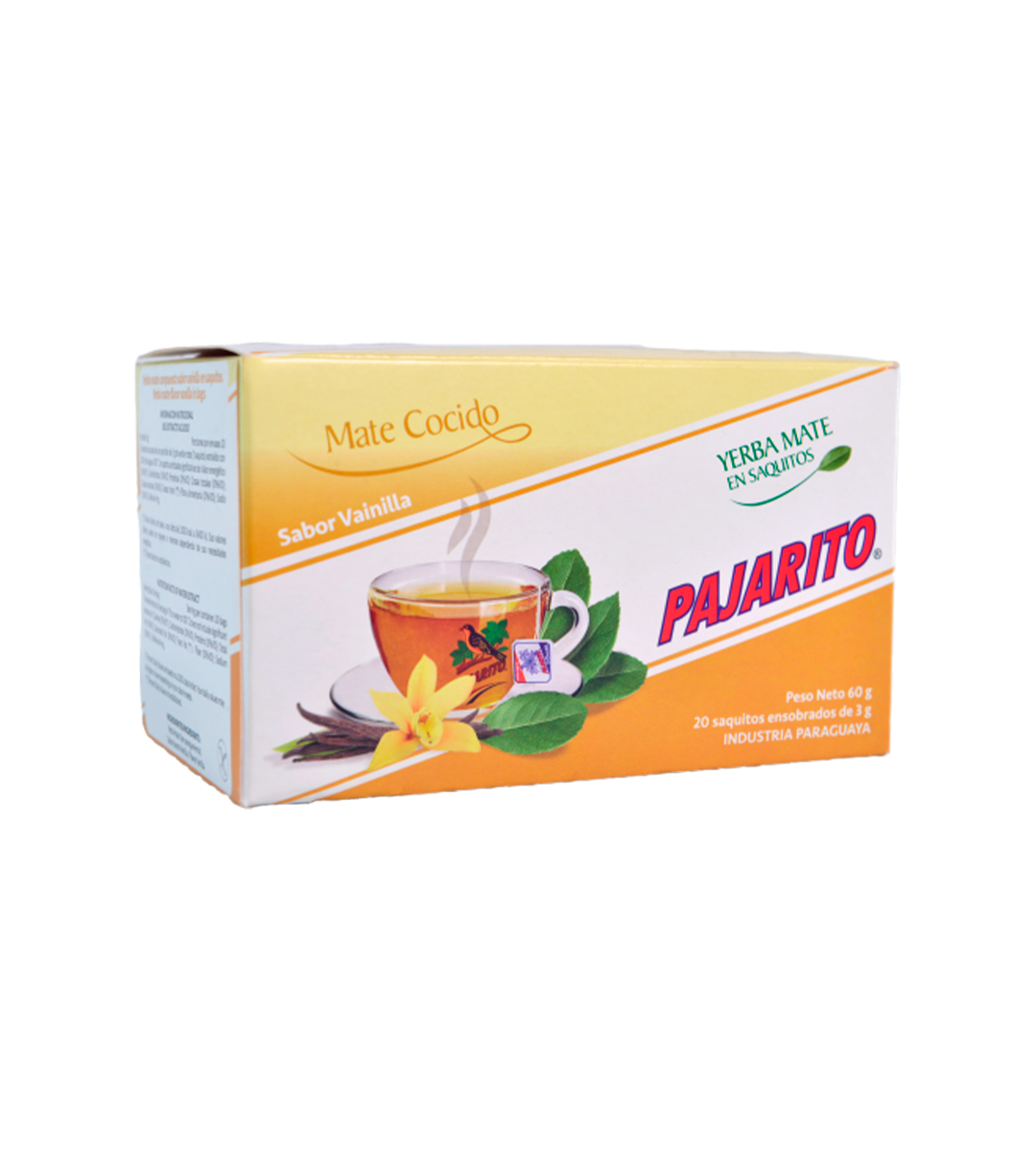 Mate Cocido Ensobrado Sabor Vainilla X 20 Saquitos