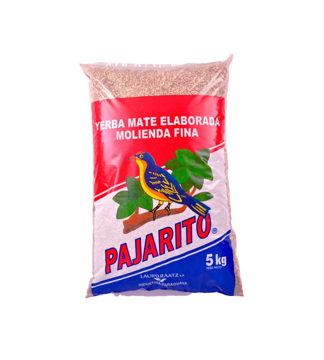 Yerba Mate Pajarito Tradicional Molienda Fina X 5Kg